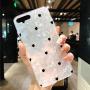 J.west iPhone 8 Plus Case/iPhone 7 Plus Case, Cute Ultra Thin [Tinfoil Series] Macaron Color Bling Lightweight Soft TPU Case Cover for iPhone 7 Plus / 8 Plus (Black Heart)