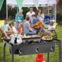 GYMAX Outdoor Stove, 3-Burner High Pressure Propane Gas Camp Stove with Detachable Legs, Perfect for Camping Patio, 225,000-BTU GYMAX Outdoor Stove, 3-Burner High Pressure Propane Gas Camp Stove with Detachable Legs, Perfect for Camping Patio, 225,000-BTU