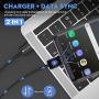 Spater Adaptive Fast Charging Wall Charger Kit Set with USB-C Cable, Compatible with Samsung Galaxy S10/ S8/ S9 + Note8/ Note9