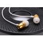 Betron ELR50 Earphones, in Ear Headphones with Mic and Remote Control, Noise Isolating Earbuds, Bass Driven Sound, Premium Audio Quality, Compatible with iPhone and Android Devices, Gold