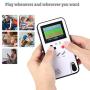 AISALL Gameboy iPhone Case Playable Gameboy Case for iPhone, 36 Classic Games Full Color Display Gameboy Phone Case Retro Gaming Phone Case Protective Cover (Black, iPhone 6/7/8 Plus)