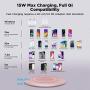 LETSCOM Ultra Slim Wireless Charger,Qi-Certified 15W Max Fast Wireless Charging Pad,Compatible with iPhone 11/11 Pro Max/XS Max/XR/XS/X/8/8+,Galaxy Note 10/Note 10+/S10/S10+/S10E (No AC Adapter)