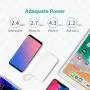 ROMOSS 10000mAh Portable Charger with Built-in Cable, 3 Input & 3 Output Power Bank with Type-C Adapter Compatible for iPhone 11, iPhone Xs, iPhone 8, iPhone 7, Samsung S20 ROMOSS 10000mAh Portable Charger with Built-in Cable, 3 Input & 3 Output Power Bank with Type-C Adapter Compatible for iPhone 11, iPhone Xs, iPhone 8, iPhone 7, Samsung S20