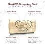 SleekEZ Original Deshedding Grooming Tool for Dogs, Cats & Horses - Undercoat Brush for Short & Long Hair - Painlessly Remove 95% of Loose Hair, Fur & Dirt