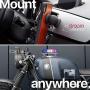 Sphere: The Anywhere-Mount for Your Phone & GoPro - Ultra-Mobile, Bi-Magnetic Cell Phone Holder for Car, Desk - Black