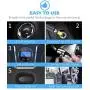 uleete Digital Tire Inflator for Car w/Auto Pump/Shut Off Feature, DC 12V Portable Air Compressor, Auto Tire Pump with LED Light, Air Pump for Car Tires, Bicycles and Other Inflatables
