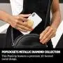 PopSockets PopGrip - Expanding Stand and Grip with Swappable Top - Metallic Diamond Medallion Gold