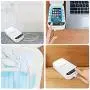 Smart Phone Cleaner, Phone Clear Aromatherapy Function with USB Charging for iOS Android Mobile Phone Jewelry Pacifier Toothbrush Watches