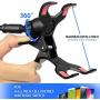 Phone Holder Bed Gooseneck Mount Lazy Bracket Flexible Arm Mount Clip Adjustable Clamp Stand for Cell Phone 11 Pro XS Max XR X 8 Plus, Samsung S20 Note10 S9 for Bedroom, Desk, Kitchen-Black (33.4In)