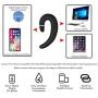 Ear Hook Bluetooth Wireless Headphones,Non Ear Plug Headset with Microphone,Single Ear Noise Cancelling Earphones Painless Wearing with Earbuds Case for Android Smartphones,iPhone X 8 7 6 (Black)