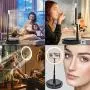 SHANSHUI 11.4 Selfie Ring Light with Stand and Phone Holder, One-Piece Design USB Powered LED Circle Ring Light 3 Color Modes for Tiktok YouTube Video Makeup Live Stream for All Smartphones