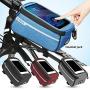 SDCM 6 Inch Phone Holder Bike Bicycle Front Tube Bag Cycling Accessories Frame Waterproof Front Bags Cell Mobile Phone Case (Color : 03, Size : 6inch)