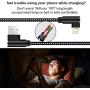90 Degree iPhone Charger 10 FT Braided Lightning Cable 3 Pack Right Angle Charging & Syncing Cord Compatible with iPhone/XS/XR/X/8/7/6/iPad etc.(Black White,10ft)