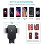 Phone Holder for Car Vent-FLOVEME Car Phone Mount Air Vent Gravity Hands Free Cell Phone Holder for Car Universal Car Phone Clip Holder for iPhone 11 Pro Max XR XS Max X 8 7 6 Plus Samsung Galaxy S10