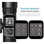 FeiyuTech AK2000 3-Axis Gimbal Stabilizer for Sony Canon 5D Panasonic GH5 GH5S Nikon D850 Mirrorless & DSLR Digital Camera Smart Touch Panel WiFi Bluetooth Connection Hunting Mode 2.8kg Payload