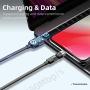 BIG+ Magnetic Phone Charging Cable, 3-in-1, 360° & 180° Rotating Heads. Supports Fast Charging and Data Transfer. Compatible Charger for Micro USB, Type C & iProduct Devices (4 Pack/12 Adapters/Tips)