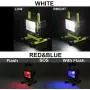 LED Work Light with Magnetic Stand 15W 24 LED Rechargeable Shop Light Portable Outdoor Camping Spotlights with Dual USB Port and Emergency SOS Mode