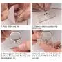 YDY 4 Pack Cell Phone Ring Holder, Transparent Finger Kickstand 360°Rotation Phone Ring Grip for Smartphone, 4 Silver(2 Round+2 Square) (Marble) YDY 4 Pack Cell Phone Ring Holder, Transparent Finger Kickstand 360°Rotation Phone Ring Grip for Smartphone, 4 Silver(2 Round+2 Square) (Marble)