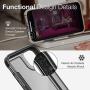 X-Doria Defense Clear, iPhone 11 Case - Military Grade Drop Protection, Shock Protection, Clear Protective Case for Apple iPhone 11, (Black)