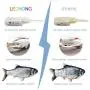 LECHONG 2 Pack Electric Moving Fish Cat Toys for Indoor Cats, Realistic Interactive Cat Toys Wagging Fish Cat Toy Catnip Kicker Toys Funny Kitten Toy for Biting Chewing and Kicking LECHONG 2 Pack Electric Moving Fish Cat Toys for Indoor Cats, Realistic Interactive Cat Toys Wagging Fish Cat Toy Catnip Kicker Toys Funny Kitten Toy for Biting Chewing and Kicking