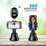 Robot Camera Phone Holder W/Bluetooth Remote, Portable Smart Selfie Stick, 360° Auto Rotation Face Object Tracking Phone Camera Holder, Smartphone Holder For Vlog Recording, Cooking and Fitness videos Robot Camera Phone Holder W/Bluetooth Remote, Portable Smart Selfie Stick, 360° Auto Rotation Face Object Tracking Phone Camera Holder, Smartphone Holder For Vlog Recording, Cooking and Fitness videos