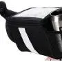 Bike Handlebar Bag Bike Basket with Mesh Pocket - Cold & Warm Insulation - Reflective Strap - Touchable Transparent Phone Pouch | Bicycle Front Bag, Bike Pouch for Cycling, Women, Cruisers