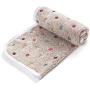 luciphia 1 Pack 3 Blankets Super Soft Cute Dot Pattern Pet Blanket Flannel Throw for Dog Puppy Cat Dot