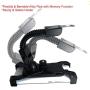 Motorcycle Phone Mount,DHYSTAR Universal Cell Phone Holder Mount Bracket Stand for Motorcycle,Scooter,Motorbike Install on Handelbar Mirror Base, Adjustable Fits 4" to 7" Smartphones -Black