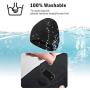Bluetooth Beanie Hat V5.0 Stocking Stuffers for Men Gifts Wireless Music Hat Knit Cap Built-in Stereo Speaker Unique Christmas Tech Gag Gifts for Boyfriend/Him/Men/Teenage Boys Black