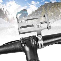 Enrilior GUB Mountain Bicycle Motorcycle Mobile Phone Camera Holder Mount Bracket Cycling(Titanium Color