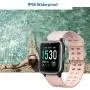 Willful Smart Watch for Android Phones Compatible iPhone Samsung IP68 Swimming Waterproof Smartwatch Sports Watch Fitness Tracker Heart Rate Monitor Digital Watch Smart Watches for Men Women (Pink)