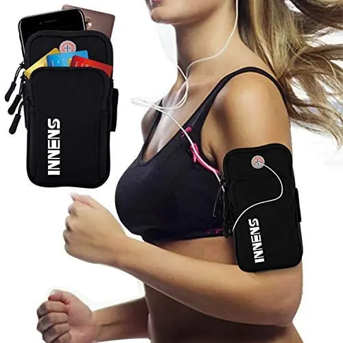 Innens Water Resistant Cell Phone Running Armband for iPhone 11, 11 Pro, 11 Pro Max, X, Xs, Xs Max, Xr, 8, 7, 6, Plus, Galaxy S20 S10, S9, S8, S7, Plus, Adjustable Band and Earphone Jack Innens Water Resistant Cell Phone Running Armband for iPhone 11, 11 Pro, 11 Pro Max, X, Xs, Xs Max, Xr, 8, 7, 6, Plus, Galaxy S20 S10, S9, S8, S7, Plus, Adjustable Band and Earphone Jack