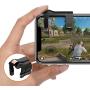 PUBG Mobile Game Controller, YSSHUI Joystick Smart Phone Tablet Gaming Trigger [Upgrade Version] for PUBG/Fortnite/Rules of Survival, Cell Phone Gaming Joysticks for Android iOS(1 Pair)-Black