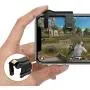 PUBG Mobile Game Controller, YSSHUI Joystick Smart Phone Tablet Gaming Trigger [Upgrade Version] for PUBG/Fortnite/Rules of Survival, Cell Phone Gaming Joysticks for Android iOS(1 Pair)-Black