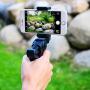 Pixlplay - 6 in 1 Smartphone Camera Lens Kit for iPhone & Android Cell Phone with Tripod/Grip, Bluetooth Shutter Remote, 3 x Lenses (Fisheye + Wide Angle + Macro) & Accessory Case