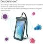 YOSH Waterproof Phone Pouch Waterproof Case Cell phone Dry Bag Underwater Pouch Compatible with iPhone 11/X/8 Galaxy S10/S9 Google Pixel 4 up to 6.8"