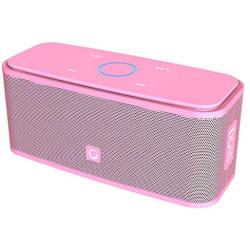 DOSS SoundBox Touch Portable Wireless Bluetooth Speakers with 12W HD Sound and Bass, 20H Playtime, Handsfree, Speakers for Home, Outdoor, Travel-Pink