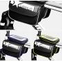 ZFF Bicycle Bag Front Beam Bag, Riding Equipment Saddle Bag Suitable for Mobile Phone 6.2 Inch Mobile Phone Bag Bicycle Accessories