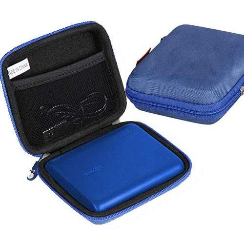 Hard EVA Travel Case for Anker PowerCore 13000 Portable Charger - Compact 13000mAh 2-Port Ultra Portable Phone Charger Power Bank by Hermitshell (Blue)
