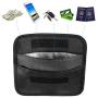 Hodufy Fireproof Faraday Bag, RFID Signal Blocking Bag Shielding Pouch Wallet Case for Cell Phone Privacy Protection and Car Key FOB (Black)