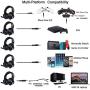 NUBWO Gaming Headset for Xbox One PS4 PC Gaming and Nintendo Switch,Stereo Surround Noise Cancelling Over Ear Gaming Headphones with Mic Volume Control for Xbox 1 S Playstation 4 Laptop,PC,Mac,iPad
