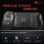 Mocute-058 Wireless Game Controller with Phone Holder, Portable Retractable Bluetooth Android Gamepad, Compact Game Joystick for PUBG Mobile, Lightweight Mobile Game Joypad