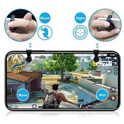 Mobile Controller,Aim Keys L1R1 and Gamepad Knives Out/Rules of Survival,Cellphone Game Trigger,Battle Royale Sensitive Shoot (Mobile Game Controller I)