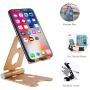 Adjustable Tablet Stand, Foldable Cell Phone Stand Holder Dock, Aluminum Universal Desk Stand Fit for iPhone,iPad,Tablet Display, Desktop Holder for Kindle Fire,Nitendo Switch,All Mobile Phone, Gold