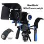Morros DSLR Rig Movie Kit Shoulder Mount Rig with Follow Focus and Matte Box for All DSLR Cameras and Video Camcorders