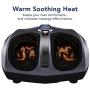 Miko Shiatsu Foot Massager With Deep-Kneading, Multi-Level Settings, And Switchable Heat Charcoal Grey