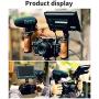 UURig 1/4" Wood Handle Grip Left Right Universal for Camera Cage Dual Hold Use Available, for Smartphone Video Rig Video-graphy Accessories Mobile Filming Hold Bracket