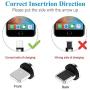 Crozziz Magnetic Charging Cable(3 Pack,3ft/6ft/6ft)3 in 1 Cable,Compatible with Mirco USB, Type C Smartphone and iProduct Device(Black)