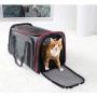 GOOPAWS Soft-Sided Pet Travel Carrier, Airline Approved Cat Carriers Dog Carrier Collapsible, Durable, Top Loading, Car Seat for Dogs and Cats and Small Animal