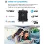 Cell Phone Signal Booster for RV, Motorhome, Camper, Cabin, Trailer and Boat - Dual Band 12/13/17 700Mhz Mobile Cellular Repeater Kit Boosts 4G Data and Volte for Multiple Users.